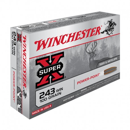 Winchester 243 Win POWER POINT 100gr